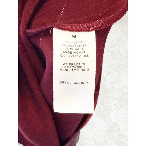 NWT NONCHALANT Label Laura satin top M - Picture 9 of 11